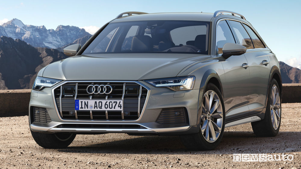Audi A6 allroad quattro vista di profilo