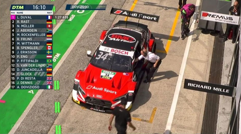 Audi con la livrea rossa di Andrea Dovizioso a Misano Adriatico 2019