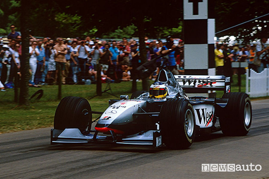 record cronoscalata Goodwood Nick Heidfeld McLaren MP4/13