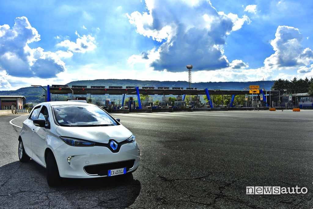 Renault Zoe autostrada