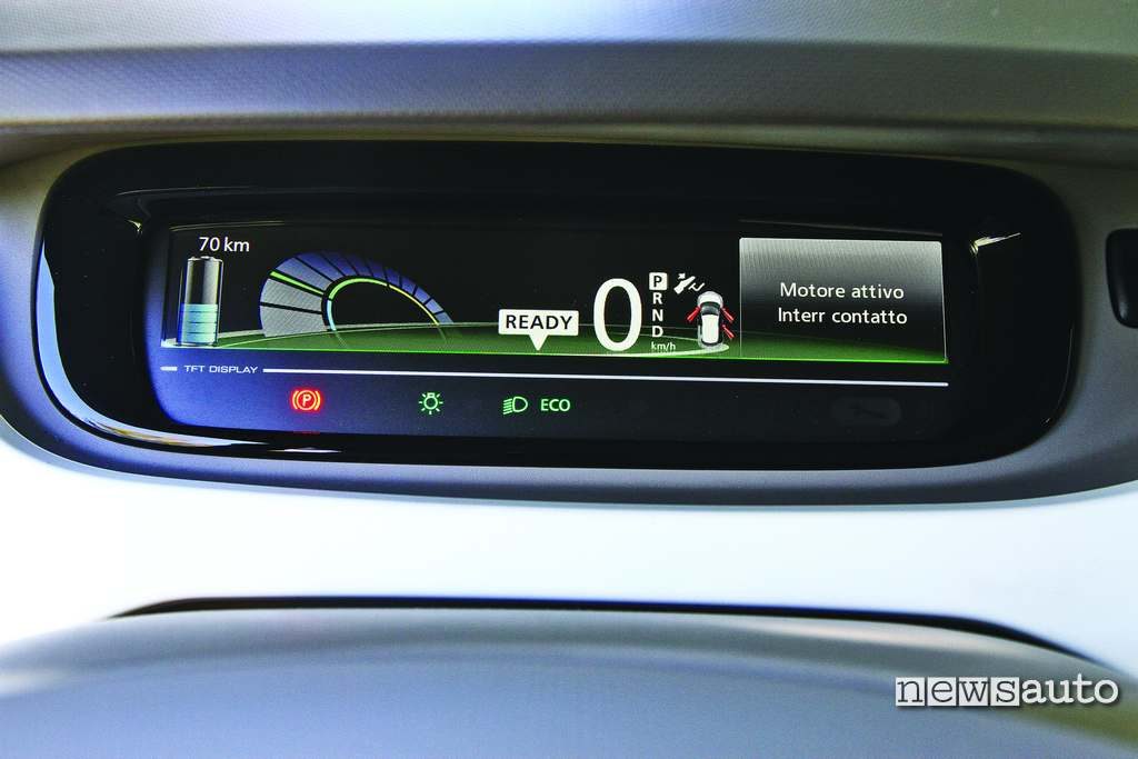Renault Zoe strumentazione digitale