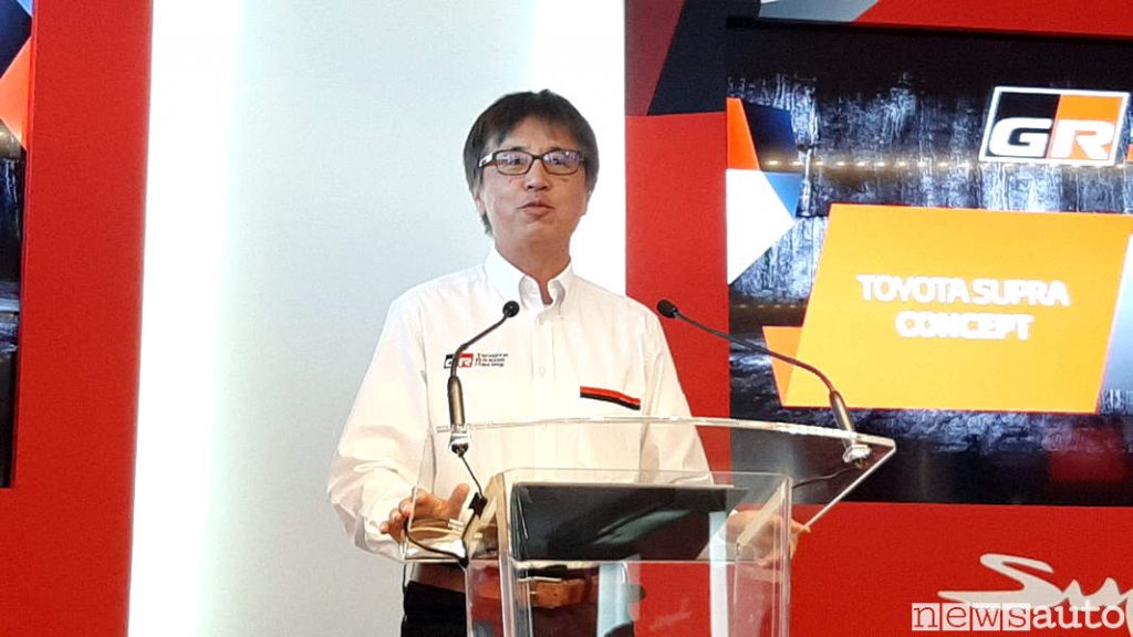 Tetsuya Tada, ingegnere capo del progetto di sviluppo  Toyota GR Supra