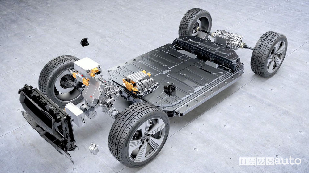Motore e batteria Audi e-tron Sportback