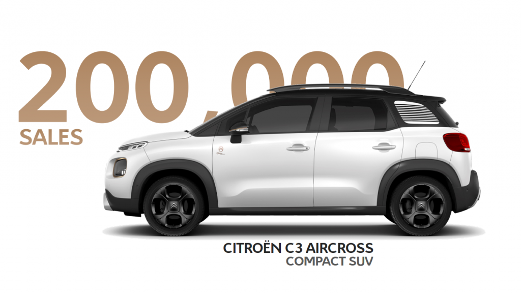 Citroën C3 Aircross 200.000 vendite