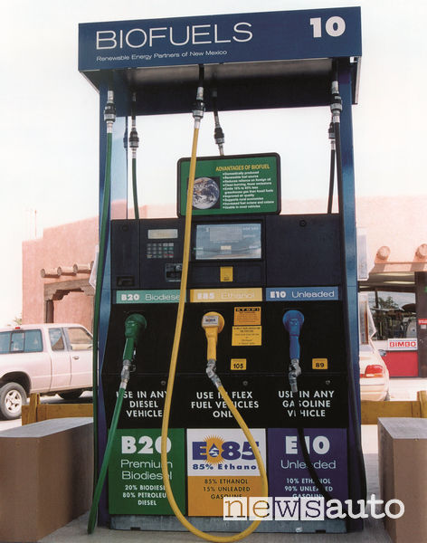 Distributore etanolo e85 carburante