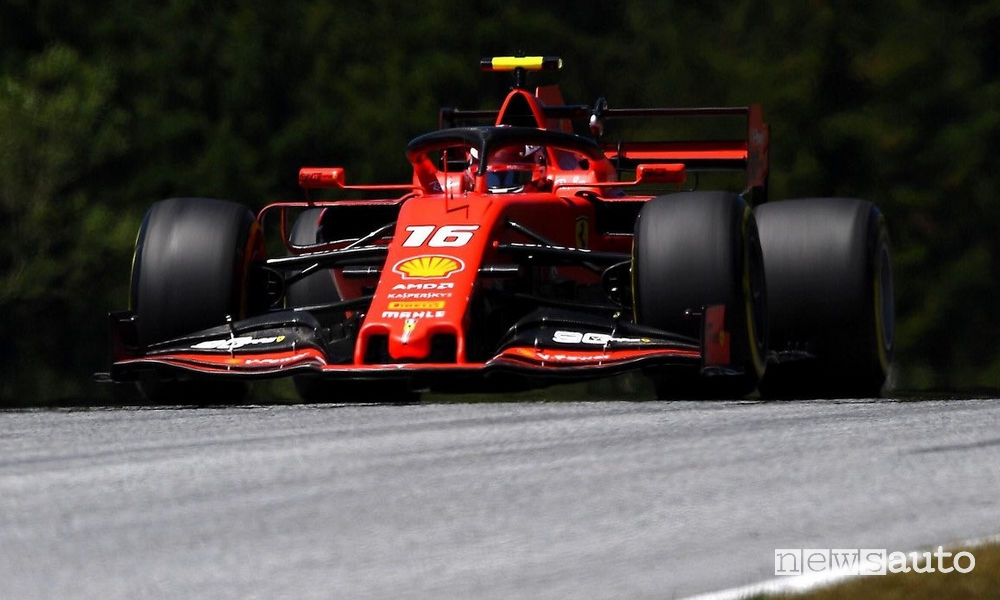 Charles Leclerc Ferrari record della pista Austria F1
