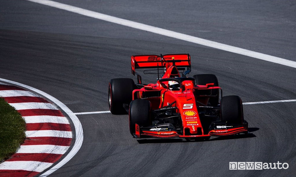 Sebastian Vettel Ferrari qualifiche gp canada 2019