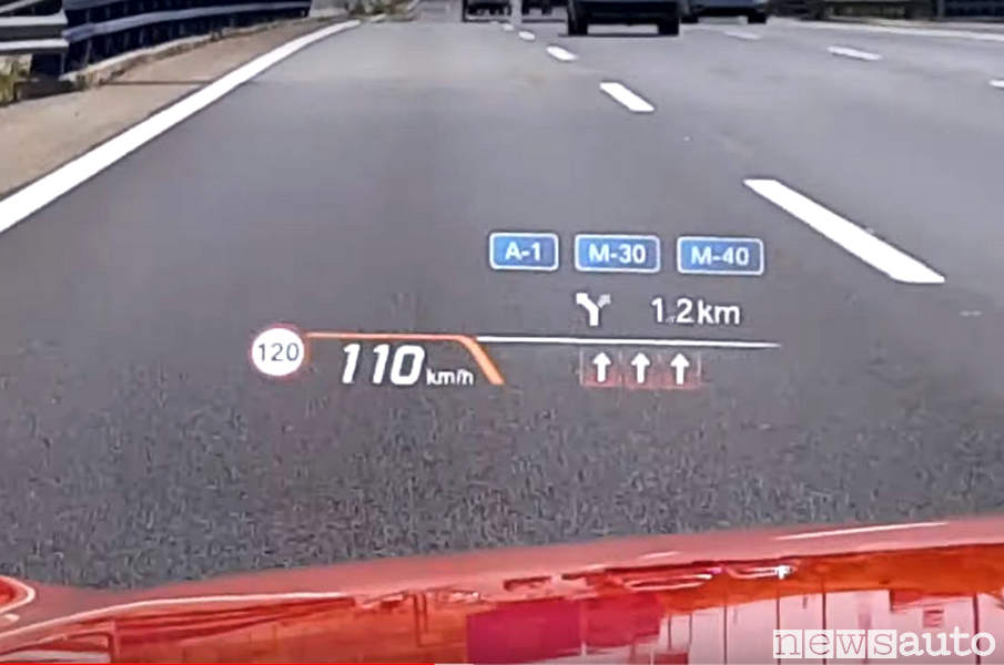  Headup display a colori 
