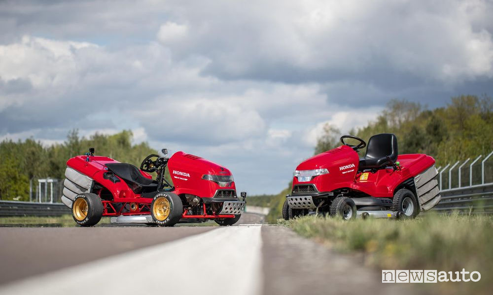 Tosaerba più veloce al mondo Honda Mean Mower V2