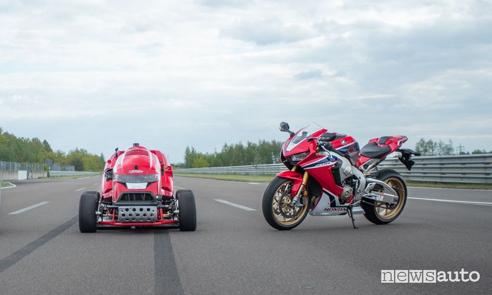 Tosaerba più veloce al mondo Honda Mean Mower V2