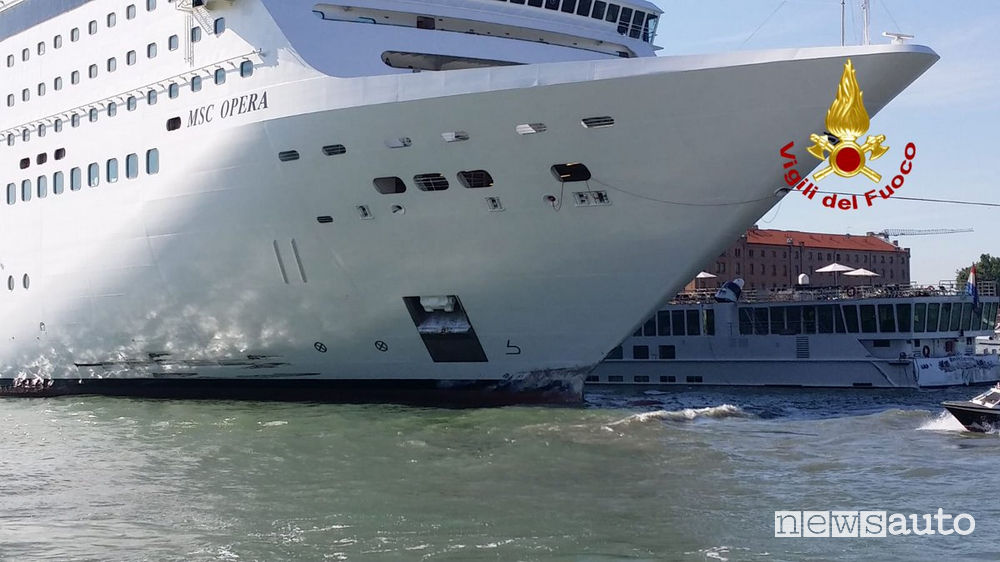 MSC Opera incidente Laguna di Venezia