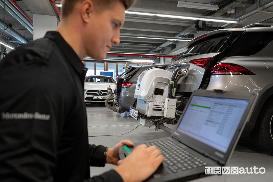 Test RDE emissioni NOx motori diesel Mercedes-Benz