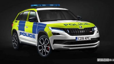Skoda Kodiaq RS SUV sportivo Polizia inglese