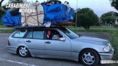 Trasloco fai da te multa Carabinieri