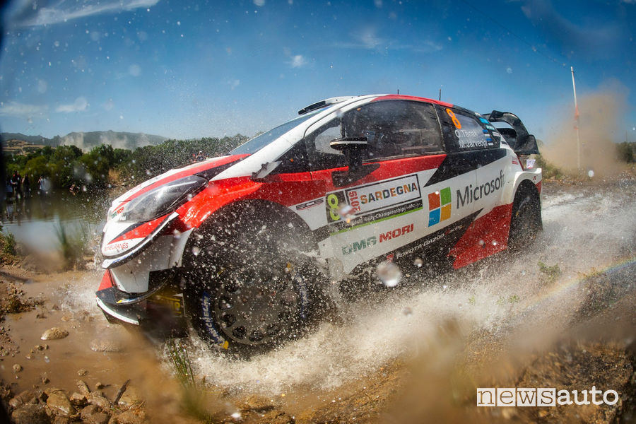 WRC Rally Italia Sardegna Toyota Tanak