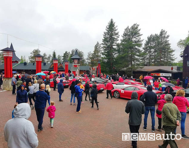 Record Ferrari circolo polare artico