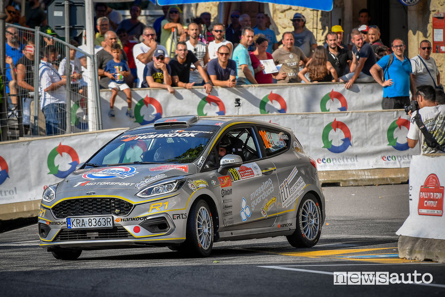 Ford Fiesta R1 classe R1 Rally di Roma 2019
