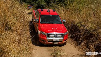 Corso di guida in off road Ford Ranger Vigili del Fuoco