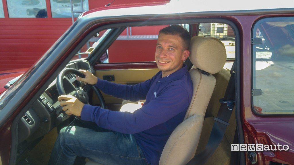 Marco Paternostro su Renault R5 turbo2