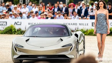 McLaren Speedtail concorso auto Chantilly Art & Elégance Richard Mille