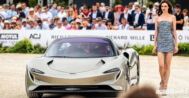 McLaren Speedtail concorso auto Chantilly Art & Elégance Richard Mille