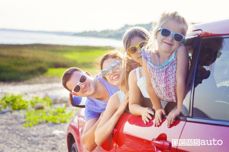 Vacanze estive in auto