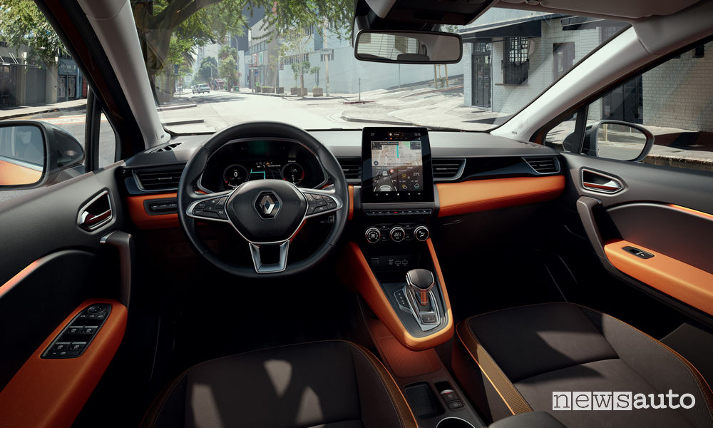 Nuovo Renault Captur 2020 plancia strumenti