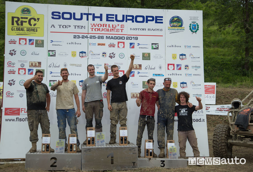 Rainforest South Europe 2019 podio categoria Proto