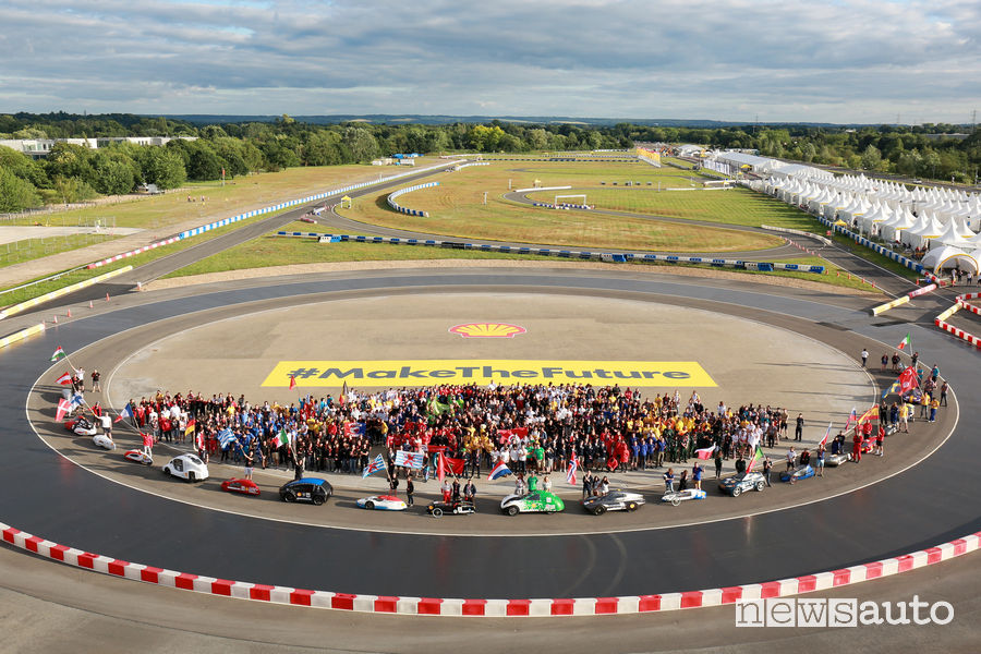 circuito del Mercedes Benz World di Londra Shell Eco-marathon 2019