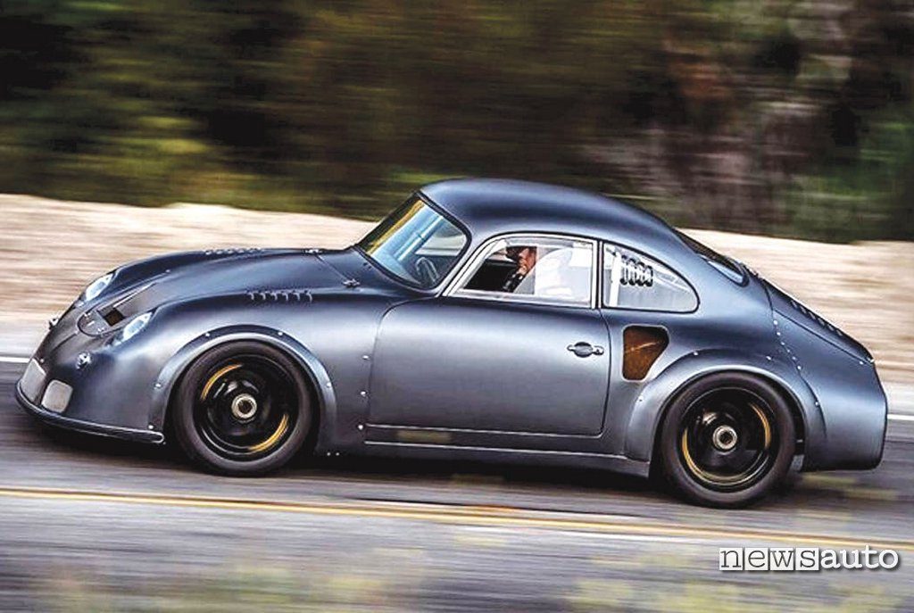 Vista laterale Emory Porsche 356 RSR