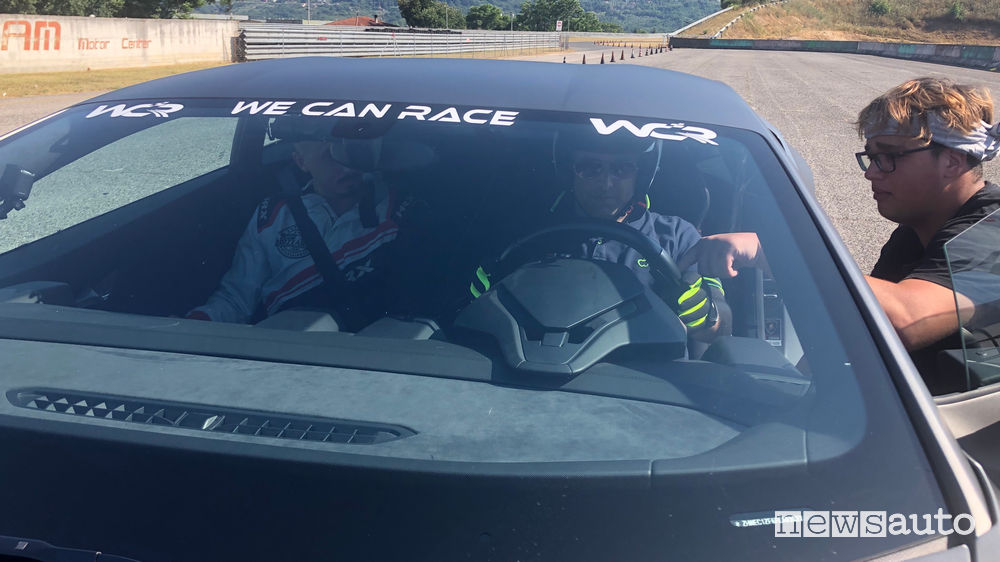 Lamborghini Huracán 610 LP-4 We Can Race all'Isam di Anagni con Marco Savo alla guida