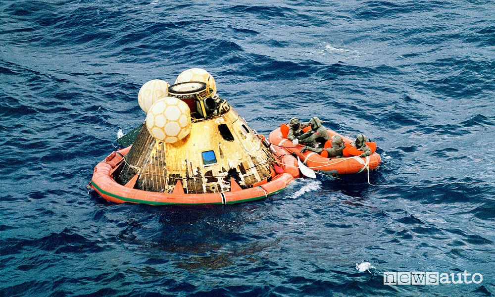 ammaraggio Apollo 11 