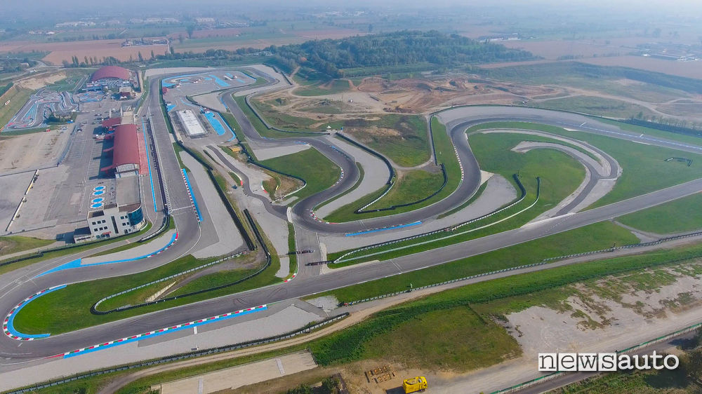 Autodromo di Franciacorta vista aerea