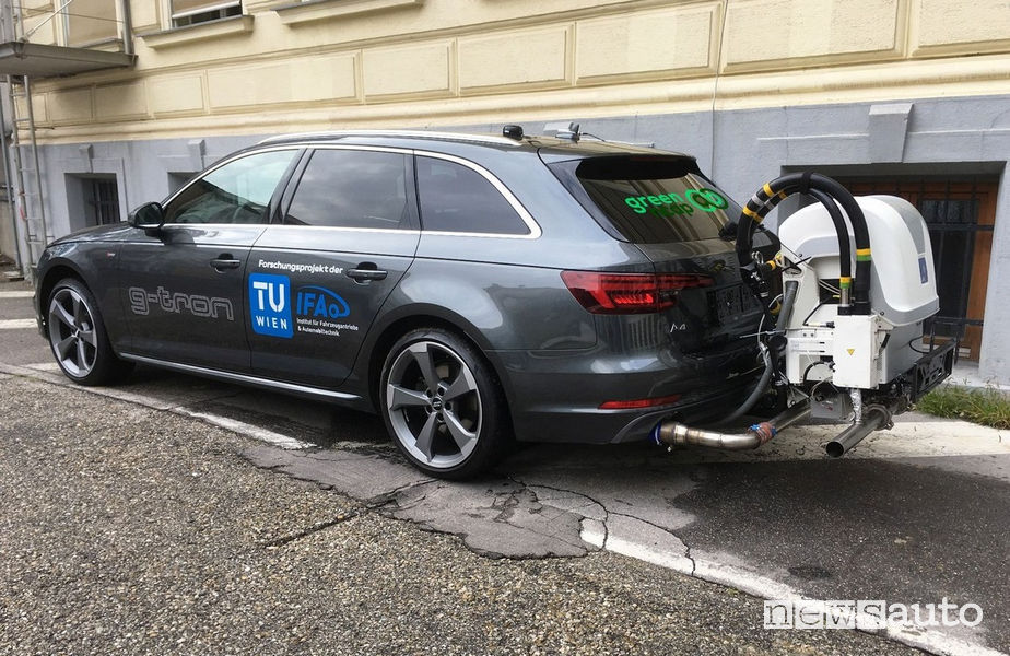 Test Green NCAP Audi A4 Avant g-tron a metano 