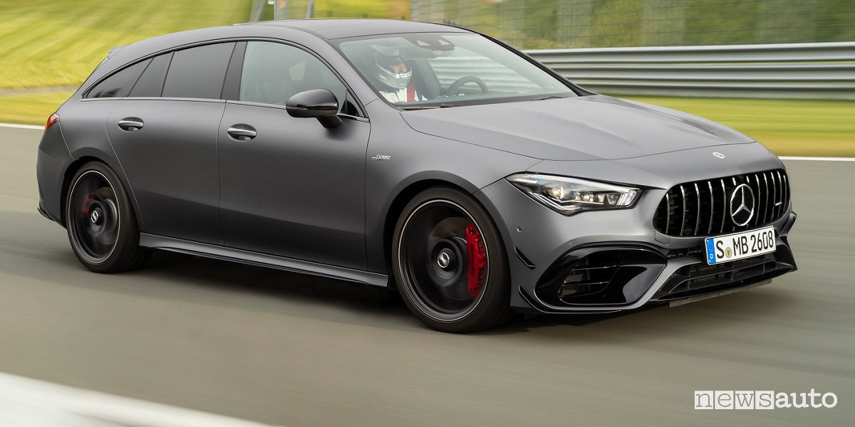 Mercedes Amg Cla 45 Shooting Brake Wagon Sportiva Newsauto It