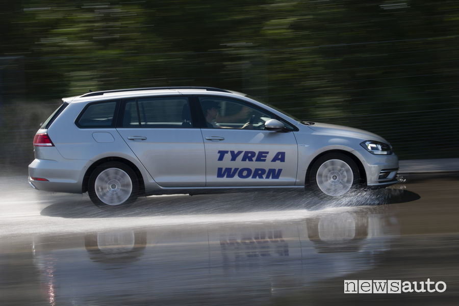 Test Michelin pneumatici usati sull’acqua