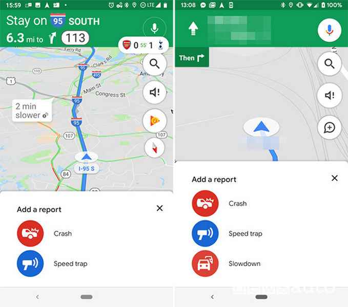 App navigazione Google Maps