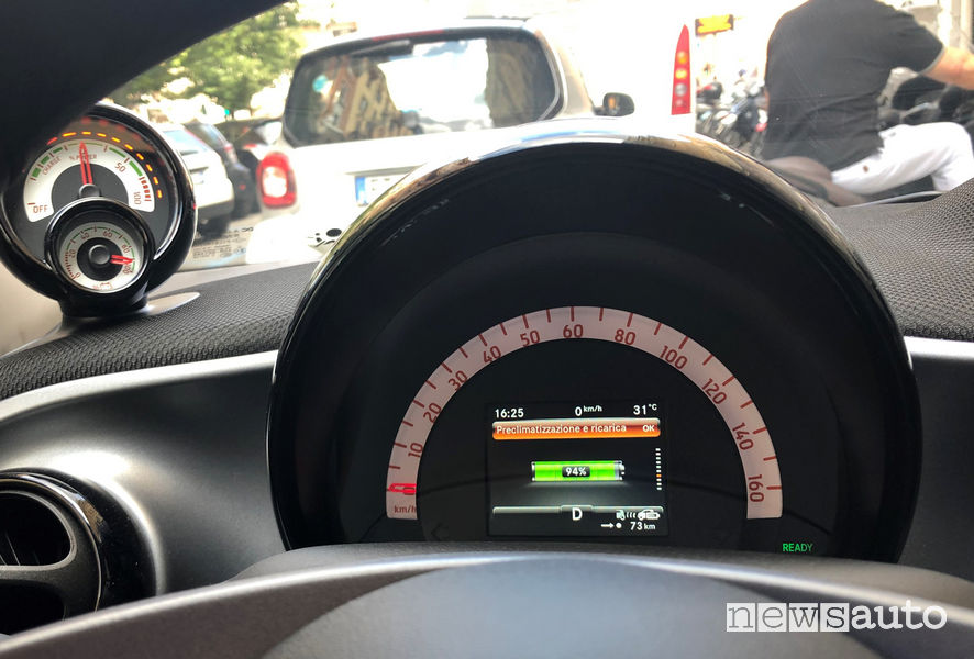 Smart EQ forfour quadro strumenti batteria al 94%