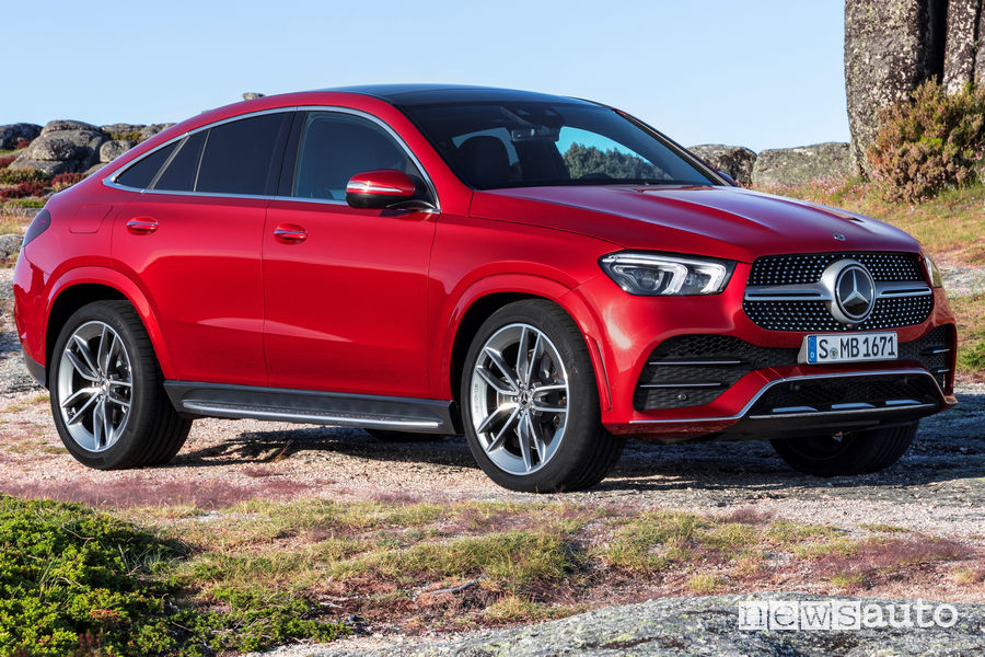 Mercedes-Benz GLE Coupé 2019 vista di profilo