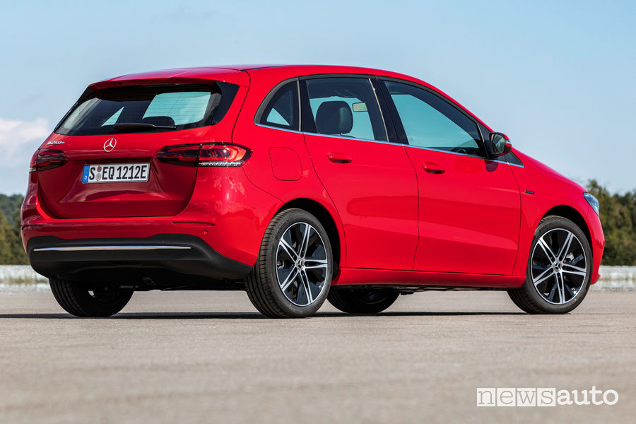 Mercedes-Benz Classe B Plug-in-Hybrid B 250 e vista posteriore