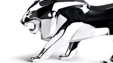 Leone monumentale Peugeot