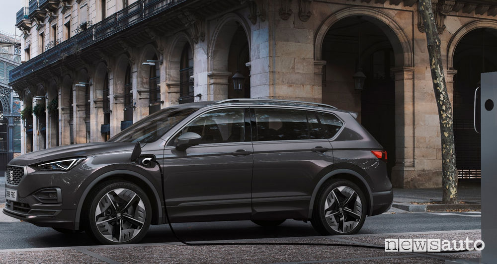Seat Tarraco ibrida plug-in PHEV FR ricarica