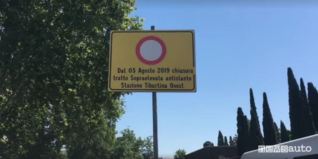 Tangenziale Est di Roma chiusa