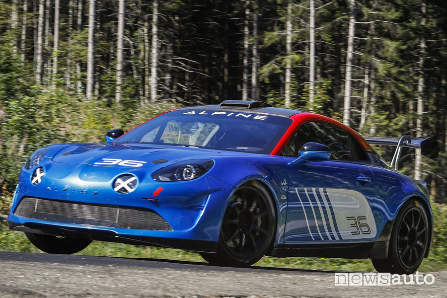 Frontale, fari a LED Alpine A110 Rally