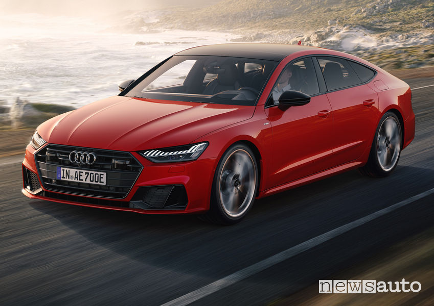 Prese d'aria frontali Audi A7 Sportback 55 TFSI e quattro