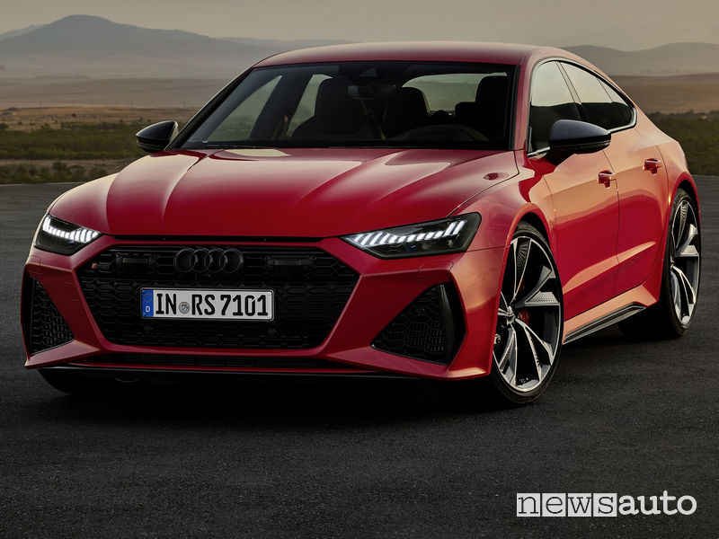 Nuovo frontale, griglia a nido d’ape nuova Audi RS7 Sportback 2020
