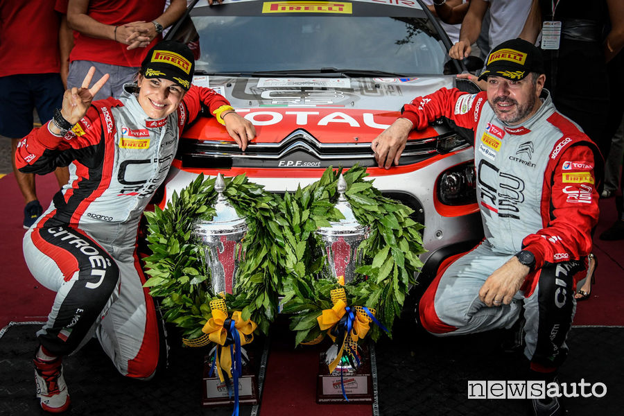 CIR Rally del Friuli 2019 vittoria Citroën Rossetti/Mori