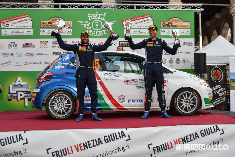 CIR Rally del Friuli 2019 vittoria categoria R2 Peugeot Ciuffi/Gonella