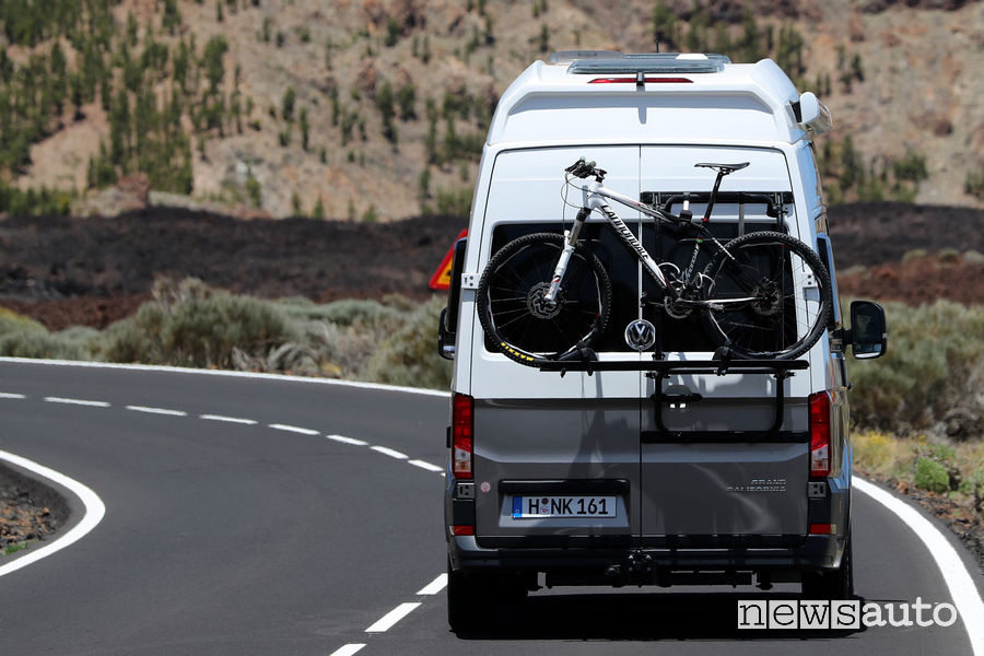 Porta bici camper Volkswagen Grand California 600