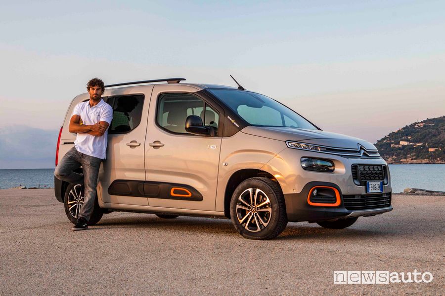 Matteo Iachino ed il suo Citroën Berlingo